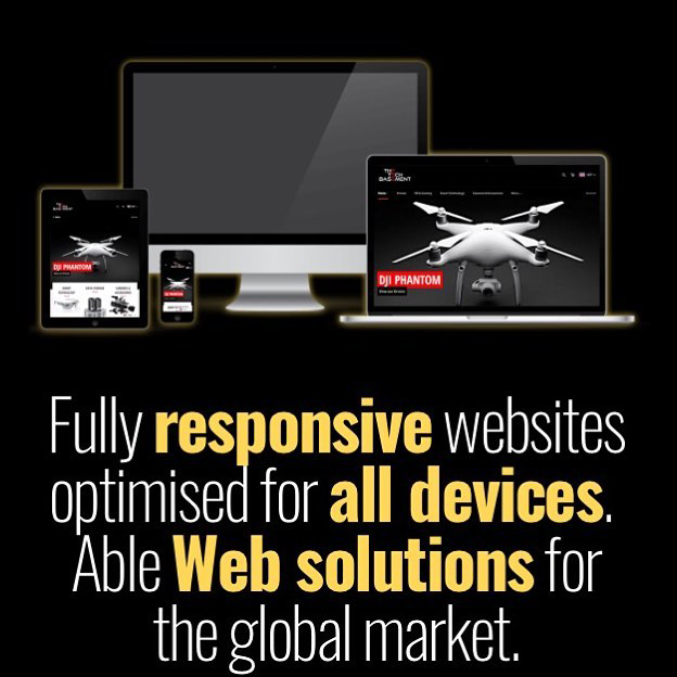 Shade Marketing banner responsive website banner