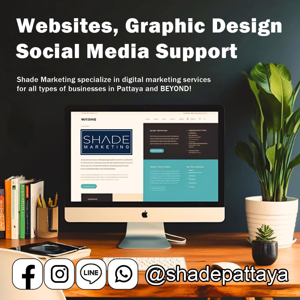 Shade Marketing banner promotion